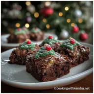 Christmas Tree Brownies Festive Fun for: Croccanti e Facili