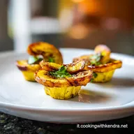 Cestini Di Platano Farciti con Gamberi (45 Min)
