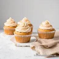 Cupcakes de Zanahoria con Frosting Soffici come una Nuvola