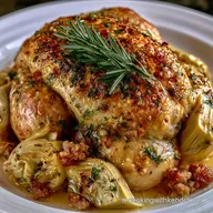 Faraona Ripiena Carciofi Salsiccia per 4