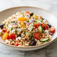 Insalata di Orzo alla Greca con Feta