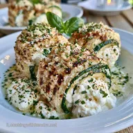 Involtini Zucchine Grigliate al Forno con Ricotta