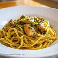 Linguine al Pollo Cremose per 4 Persone