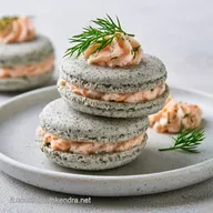 Macarons Salati Salmone: 20 Pezzi