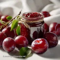 Marmellata di Prugne Fatta in Casa Senza Zucchero