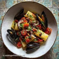 Ricetta di Paccheri al Sugo di Datterino Rosso e Giallo: Sapore Unico