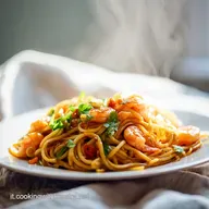 Pasta con Mazzancolle in 25 Minuti per 4 Persone