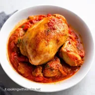 Pollo con i Peperoni Ricetta Facile e Saporita della Nonna