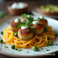 Ricette Leggere con i Legumi Polpette di Ceci e Menta al Forno