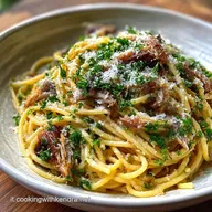 Spaghetti alle Acciughe in 20 Minuti