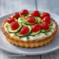 Torta Zucchine Pomodorini: Cuore Cremoso di Ricotta