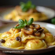 La Pasta Ripiena Fatta in Casa Tortelli Cremosi ai Funghi Porcini