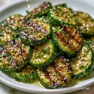 Zucchine Grigliate Aglio e Aceto con Olio EVO