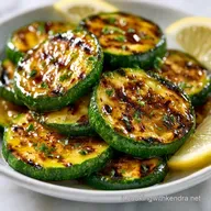 Zucchine Grigliate Marinate Veloci con Aceto