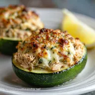 Zucchine Tonde Ripiene al Tonno per 4 Persone
