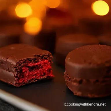 Baci di Velluto Galletas Craqueladas de Chocolate y Red Velvet Scheda ricetta