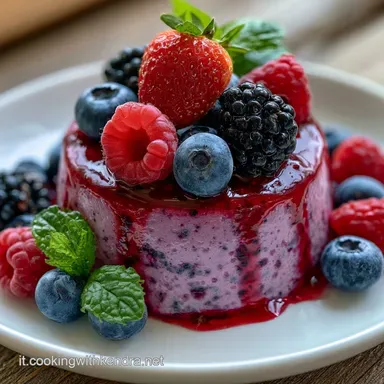 Bavarese Ai Frutti Di Bosco per 6 Persone Scheda ricetta