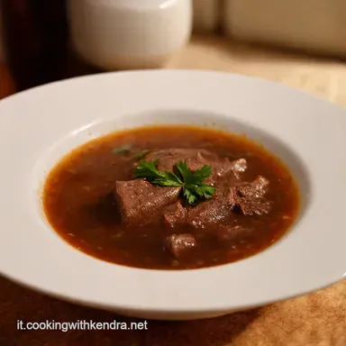Ricetta Brodo di Carne della Nonna Il Vero Comfort Food Scheda ricetta