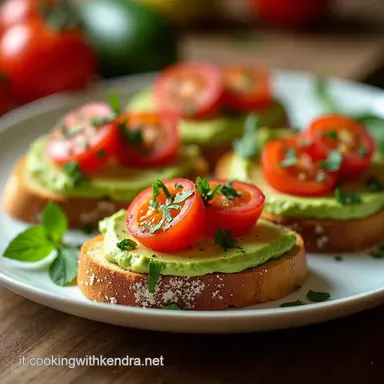Bruschetta Avocadissima Un ao maravilloso en recetas e che bont&agrave; Scheda ricetta