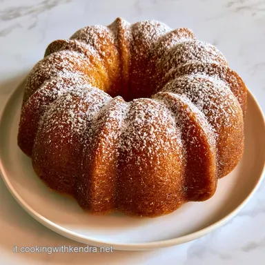 Bundt Cake Americana: Mollica Vellutata Scheda ricetta
