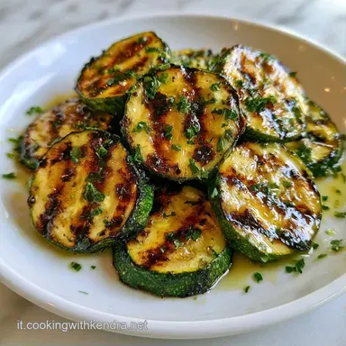 Zucchine Grigliate Condite per 4 persone Scheda ricetta