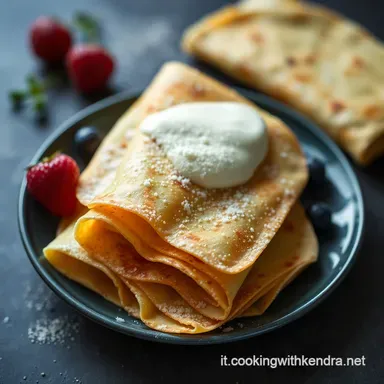 Crepes Perfette: Ingredienti e Segreti (Sia Dolci che Salate!) Scheda ricetta