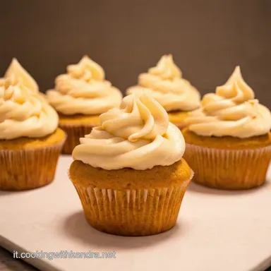 Cupcakes de Zanahoria con Frosting Soffici come una Nuvola Scheda ricetta