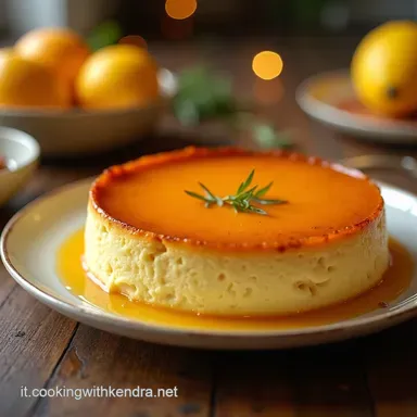 Flan de Mango Senza Forno Il Dessert Estivo che non ti aspetti Scheda ricetta