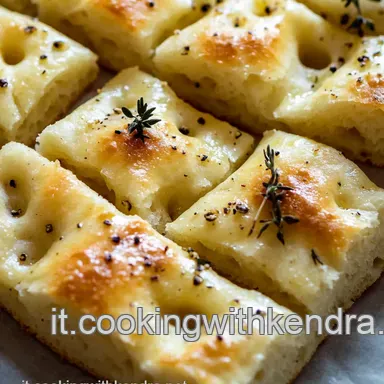 Focaccia Barese: Un Assaggio di Puglia a Casa! Scheda ricetta