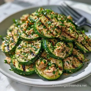 Insalata Zucchine Grigliate e Tonno per 4 Scheda ricetta