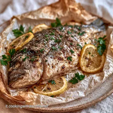 Orata al Cartoccio per 2 Persone Scheda ricetta