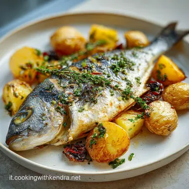 Orata al Forno con Patate, 2 Porzioni Scheda ricetta