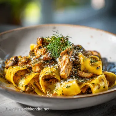 Pappardelle al Rag&ugrave; di Faraona e Funghi Porcini per 4 Persone Scheda ricetta