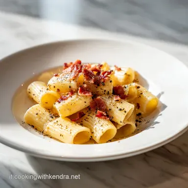 Pasta Alla Gricia Ignorante: Cremosa Scheda ricetta