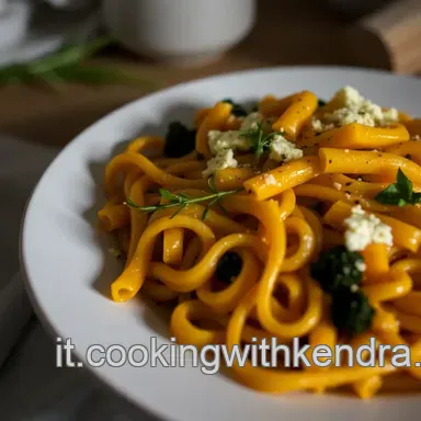 Pasta alla Zucca Cremosa: Ricetta Facile con Gorgonzola! Scheda ricetta