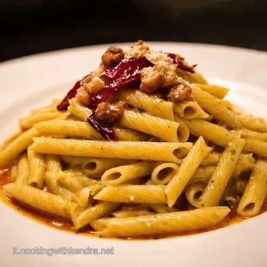 Pasta Radicchio Speck e Noci Ricetta Cremosa da Leccarsi i Baffi Scheda ricetta