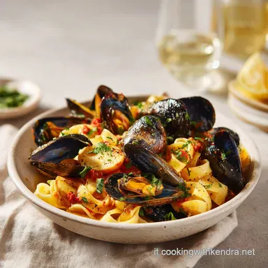 Pasta Patate e Cozze di Cannavacciuolo per 4 Porzioni Cremosa Scheda ricetta
