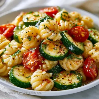 Pasta Zucchine e Pomodorini Vegan in 25 Min Scheda ricetta