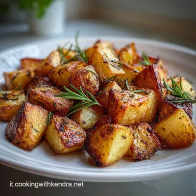 Patate Arrosto al Rosmarino Croccanti e Morbide al Forno