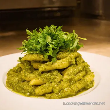 Pesto Rucola e Mandorle Ricetta Facile e Sfiziosa Scheda ricetta