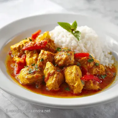 Pollo al Curry Classico per 4 Persone Scheda ricetta