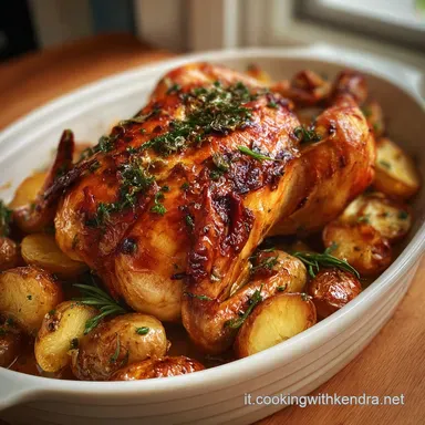 Pollo con Patate al Forno Croccanti per 4 Persone Scheda ricetta