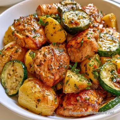 Pollo, Zucchine e Patate Croccante Scheda ricetta