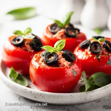 Pomodori Ripieni Tonno in 45 Minuti Scheda ricetta