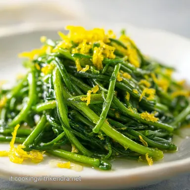 Ricetta di Agretti al Limone in 20 Minuti Scheda ricetta