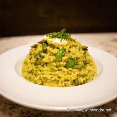 Risotto con Asparagi Cremoso Ricetta Primavera da Chef Scheda ricetta