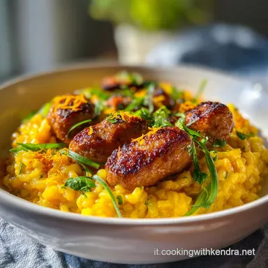 Risotto Salsiccia e Zafferano per 4 Persone Scheda ricetta