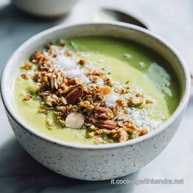 Avocado Banana Almond Smoothie per 1 Porzione Scheda ricetta