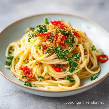 Spaghetti Aglio e Olio: Cremosi Scheda ricetta