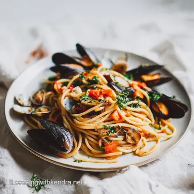 Spaghetti allo Scoglio la Ricetta Perfetta per 4 Servings Scheda ricetta